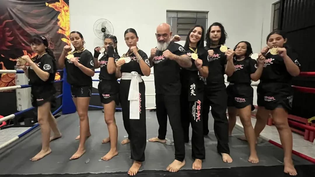 Atletas de Cosmópolis somam 11 medalhas em torneio estadual de Kung Fu