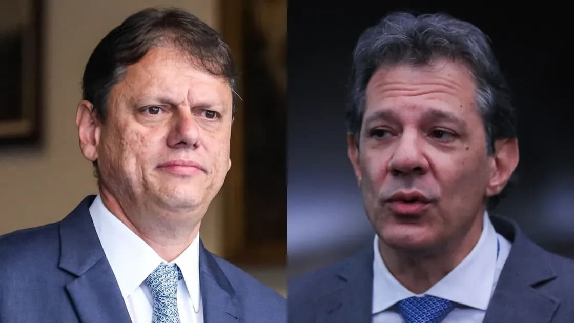 Datafolha aponta Tarcísio com 50% e Haddad com 33% na disputa pelo governo paulista